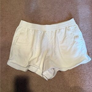 Women's White Comfy Shorts from Aerie